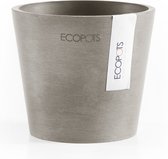 Ecopots Amsterdam 10,5 - Taupe - Ø10,5 x H9,2 cm - Ronde taupe bloempot / plantenpot