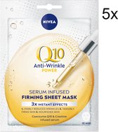Nivea Q10 Anti-Wrinkle Power Firming Sheet Mask (set van 5)