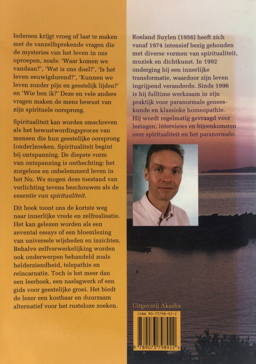 De Essentie Van Spiritualiteit - back cover