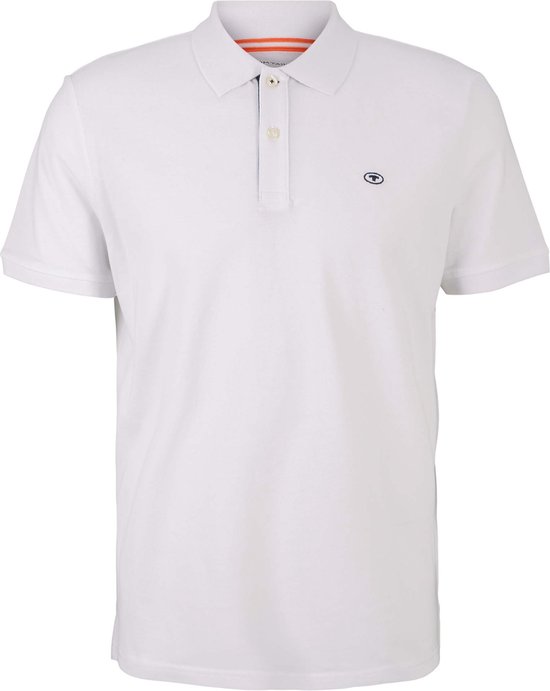 TOM TAILOR basic polo with contrast Heren Poloshirt - Maat M