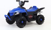 Elektrische kinder quad - Accuvoertuigen - Elektrische kinder motor - 6V - 1 tot 4 jaar - Blauw