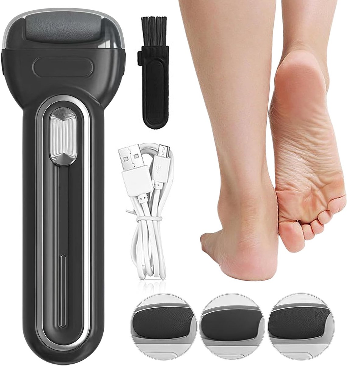 Goedkoopste Elektrische voetvijl, oplaadbare, waterdichte eeltverwijderaar