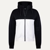 BY VP - Padel zip jacket - Dames - Zwart/Wit - Maat L