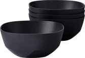 Mepal serveerschaal Silueta – 4x 750 ml – Saladeschaal – Nordic black