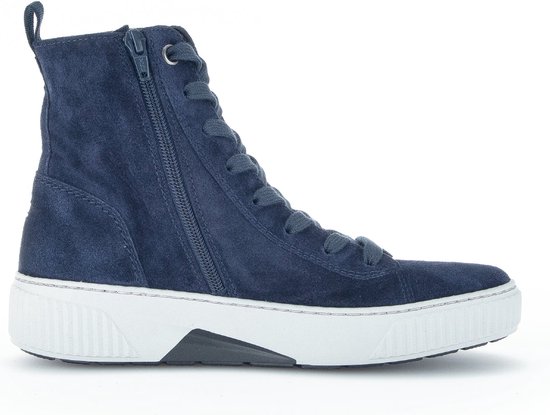 Gabor rollingsoft sensitive 96.805.36 - dames rollende wandelsneaker - blauw - (EU) (UK)