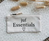 Organizer | Juf essentials | Etui | Juffen | Meester | School | Cadeau | Katoen | Naturel