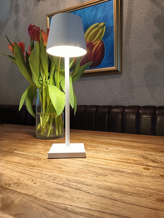 Modern slim nachtkastje met draadloos laadstation, 3 kleuren LED-licht en stekkerdoos, 2 lades, nachtkastje, bijzettafel in de slaapkamer, houten nachtkastje