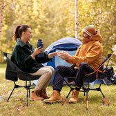 Campingstoel: in hoogte verstelbare draagbare campingstoelen