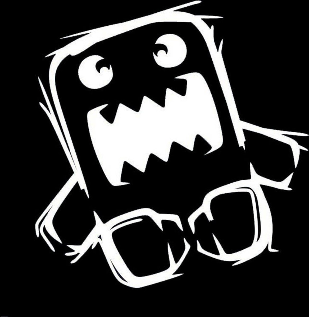 VCTparts® Cartoon JDM Sticker Domo Kun Wit Zilver Reflecterend Tuning Decal Japanese Drift
