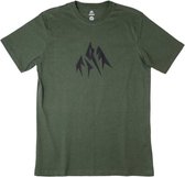 Jones Mountain Journey T-shirt Met Korte Mouwen Groen M Man