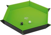 Magnetic Dice Tray XL Hexagonal Black/Green