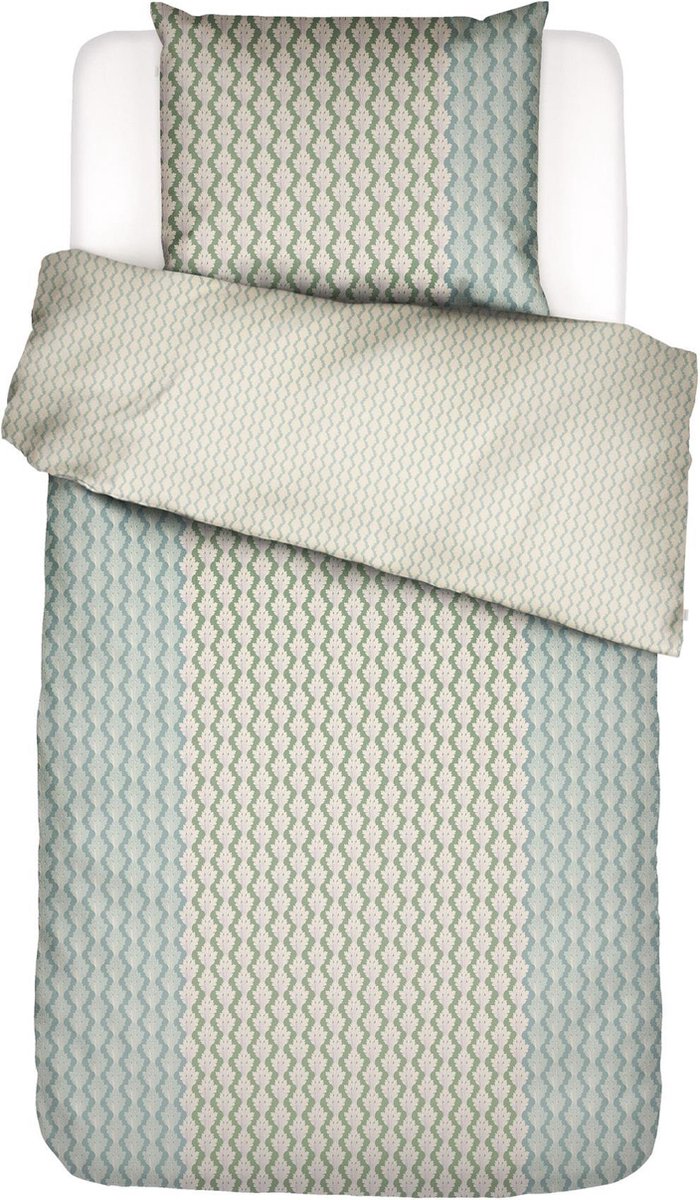 ESSENZA Tesse Dekbedovertrek Greenish - Eenpersoons – 140x200/220 cm