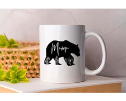 Mok Mama Bear - FamilyLove - Gift - Cadeau - FamilyTime - FamilyFirst - FamilyGoals - FamilieLiefde - FamilieTijd - FamilieEerst - FamilieBand