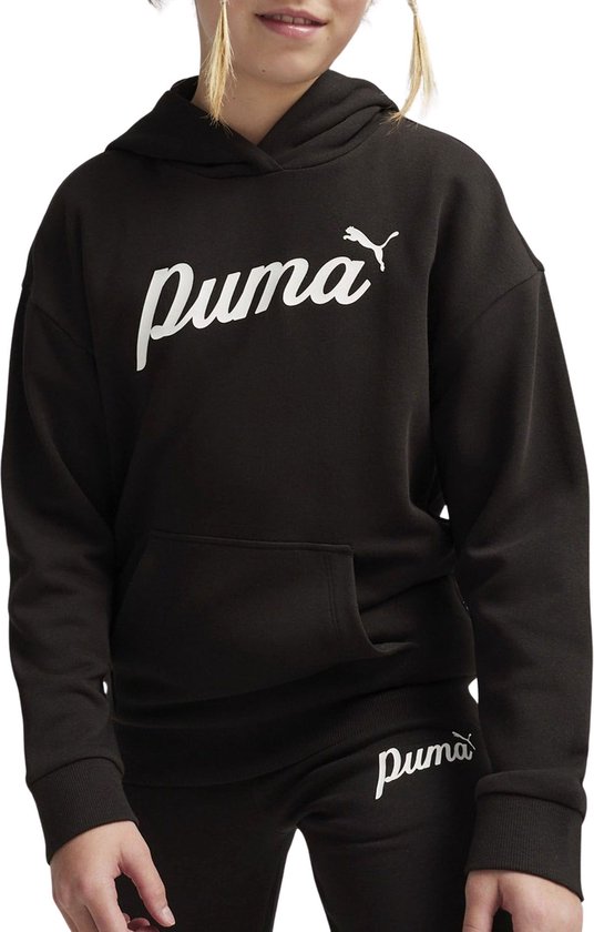 PUMA ESS+ Script Hoodie TR G FALSE Trui - Puma Black