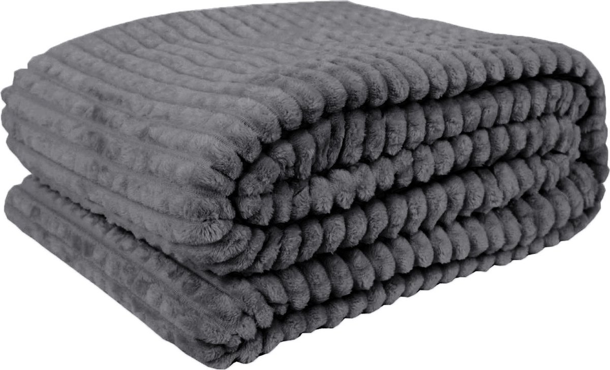 Sorprese Luxe Plaid 150x200 cm Antraciet