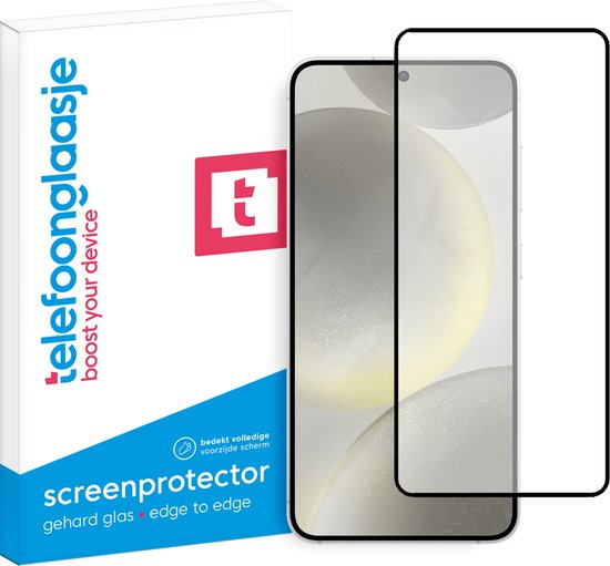 Telefoonglaasje Screenprotectors - Geschikt voor Samsung Galaxy S24 Plus 5G - Volledig Dekkend - Gehard Glas Screenprotector - Geschikt voor Samsung Galaxy S24 Plus 5G - Beschermglas