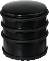 5Five Deurstopper - zwart - 7 x 7,5 cm - metaal - deurstop