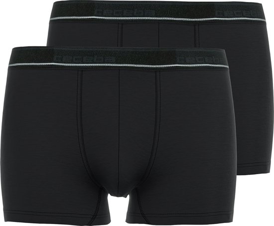 CECEBA Bamboe - Lot de 2 Boxer Longs Homme - Zwart - Taille L