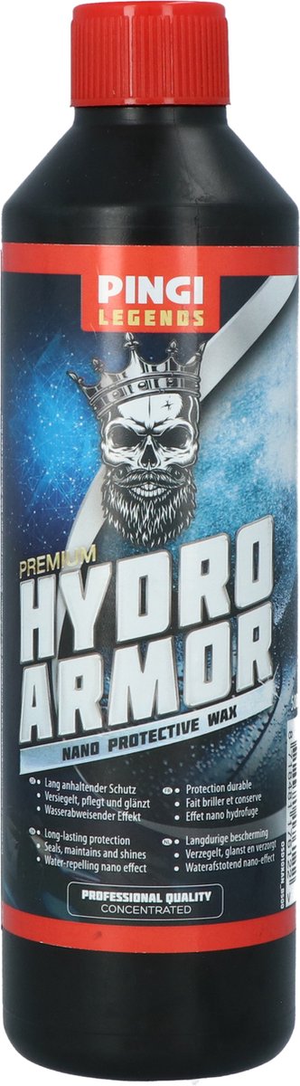 Pingi Legends Hydro Armor 500ml - Waterafstotende coating - Langdurige bescherming - Geschikt voor lak en glas