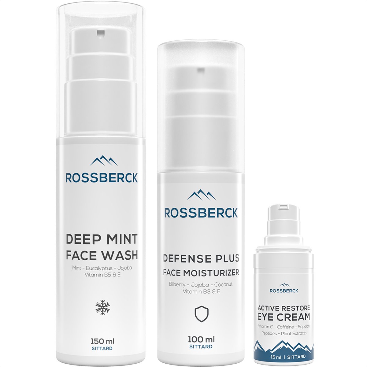 Goedkoopste Face Care System - Gezichtsverzorging Set Mannen - 3 Delig - Face Wash - Gezichtscrème - Oogcrème