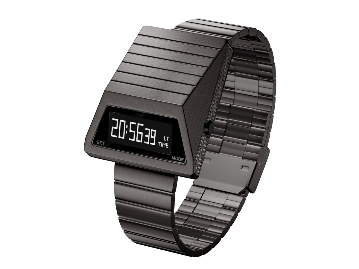 SEKETO CyberTank - Horloge 40mm Grey Staal OLED