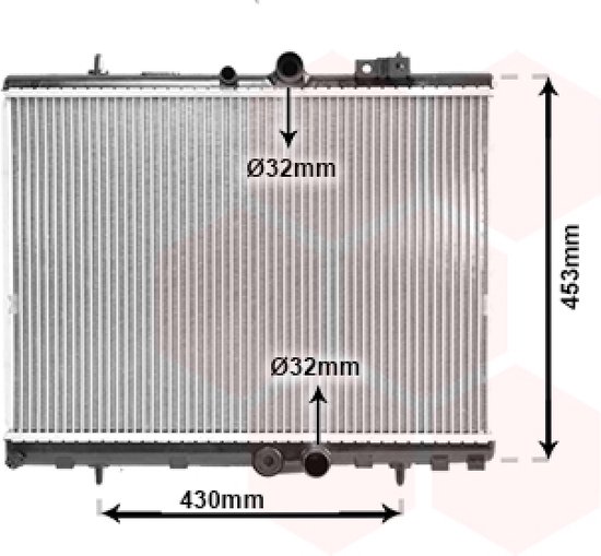 RADIATOR VOOR CITROEN C5 RC/RE 2004-2008 | bol