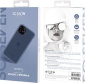 SoSeven, Hoesje Geschikt voor Apple iPhone 12 Pro Max SUNRISE, Blauw