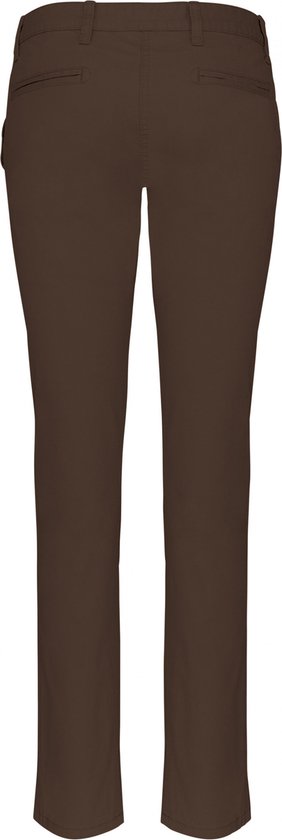 Kariban Pantalon Chino Femme K741 - Chocolat - 46 NL (48 FR)