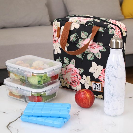 Hihealer Deluxe Womens Lunch Bag with Rare Floral Nederlands Hihealer Deluxe Womens Lunch Bag with Rare Floral Nederlands
