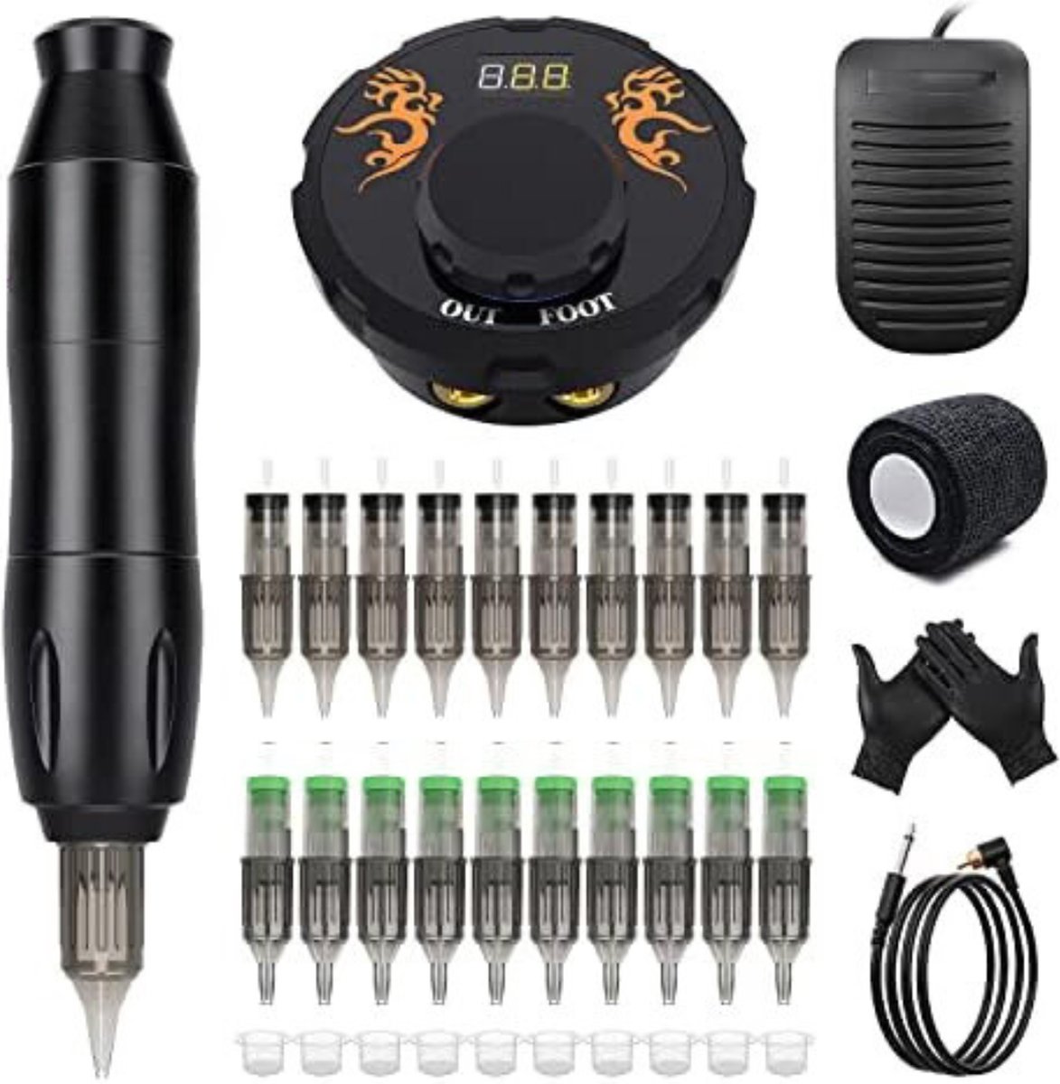 Tattoo Machine - Tattoo Set - Tattoo Machine Beginner Set - Tattoo Machines