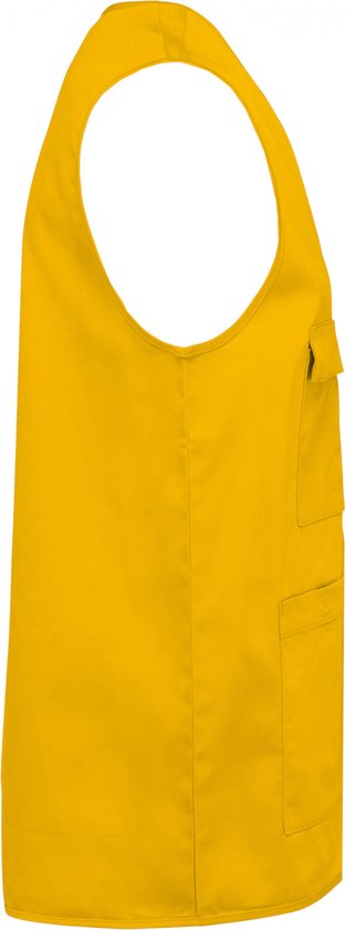 Gilet unisexe L WK. Conçu pour Work Mouwloos Yellow 65 % polyester, 35 % Katoen