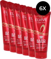 L'Oréal Elvive Color Vive Rapid Reviver Masque Instantané - 6 x 180 ml