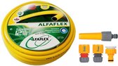 TWC set : Alfaflex 1/2" slang 25mtr rol + Hozelock tuinspuit en koppelingen - Plug and Play SET