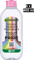 Garnier Water Micellaire Nettoyante Tout-en-1 - 6 x 400 ml (Édition Limited )