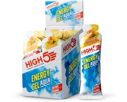 High5 High5 Energy Gel Aqua Sinaasappel - 20 x 66 gram - 23 g koolhydraten per gel - Isotone energiegel zonder extra water - Cafeïnevrij en vegan