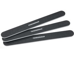 Tweezerman Professional Nail Files – Premium Nagelvijlen Set Met 3 Vijlen Voor Manicure & Pedicure – Dubbelzijdige Vijlen Met Fijne Korrel Voor Gladde Nagelranden – Duurzaam Ontwerp Voor Precisie & Comfort – Ideaal Voor Thuisgebruik En Salons