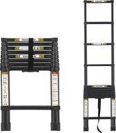 Bol.com Telescopische ladder huishoudladder vouwladder schuifladder multifunctionele ladder draagbare schuifladder van hoogwaard... aanbieding