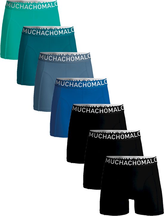 Muchachomalo Heren Boxershorts - 7 Pack - 95% Katoen - Mannen Onderbroeken