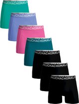 Muchachomalo Heren Boxershorts - 7 Pack - Maat S - 95% Katoen - Mannen Onderbroeken