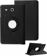 Draaibaar Hoesje - Rotation Tabletcase - Multi stand Case Geschikt voor: Samsung Galaxy Tab E 8.0 inch T375 T377 SM-T375 SM-T377- Zwart