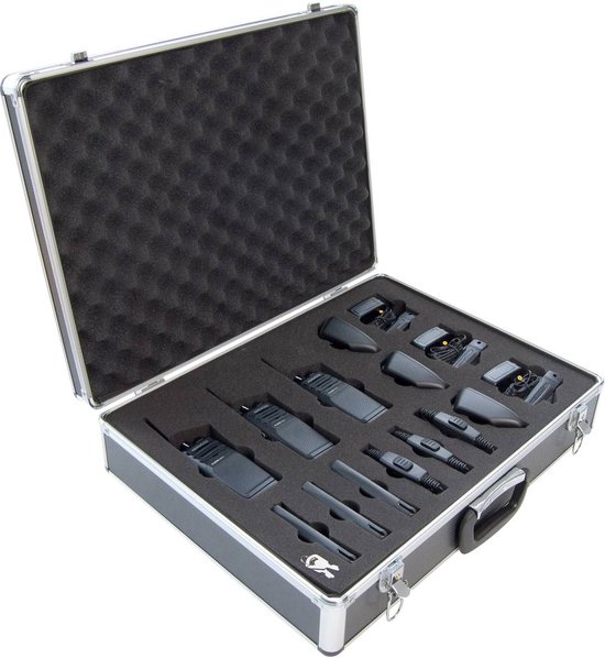 Kenwood Pro Talk TK-3701D 3er PMR-portofoon Set van 3 stuks met koffer