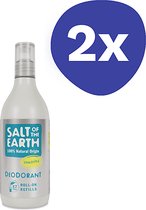 Salt of the Earth Deodorant Roll-on Refill - Parfumvrij (2x 525 ml)