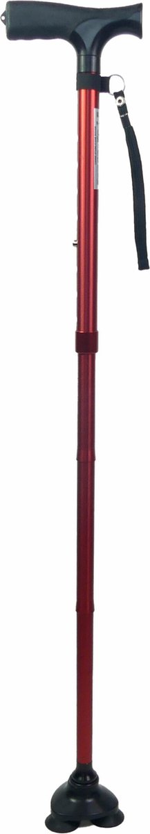 Wandelstok met Voet Rood