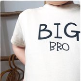 BIG BRO T-shirt - Peace - Zwangerschaps aankondiging - Grote broer - maat 18-24 maanden