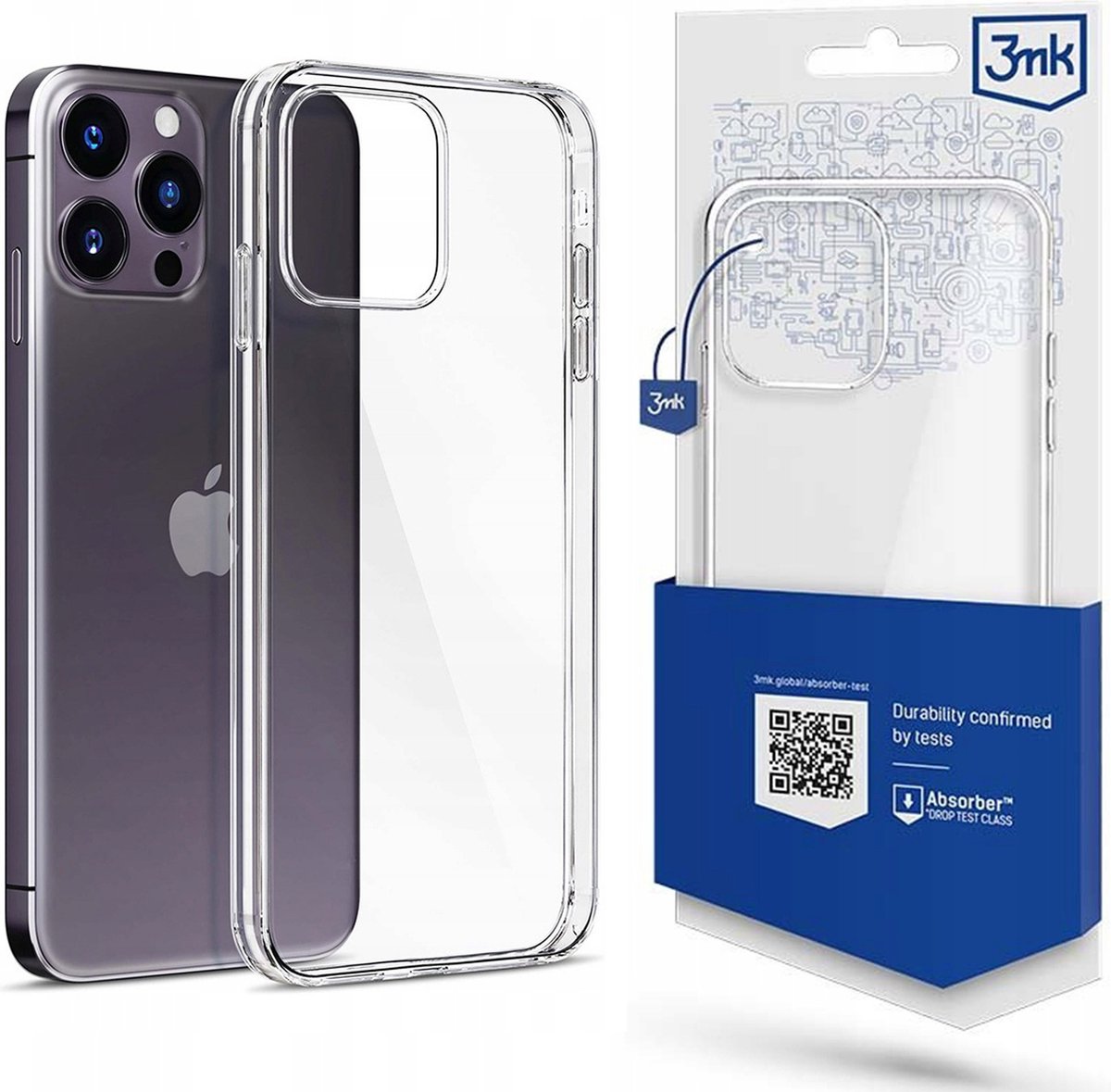 Telefoonhoesje voor Apple iPhone 14 Pro Max - 3mk Clear Case