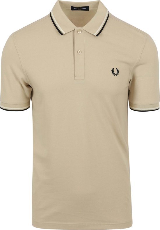Fred Perry - Polo M3600 Beige U87 - Slim-fit - Heren Poloshirt Maat 3XL
