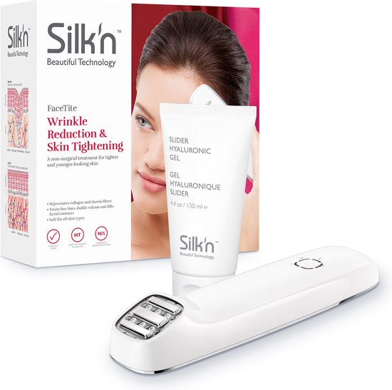 Silk'n huidverjongingsapparaat gezicht - Voor strakke huid met minder rimpels - Anti-aging LED- en infraroodtechnologie - FaceTite - Cadeau-idee