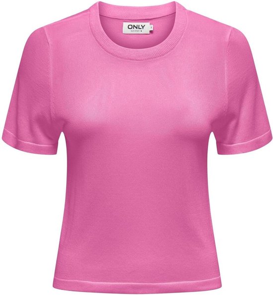 Only T-shirt Onleffie Ss O-neck Knt 15314609 Strawberry Moon Dames Maat - XL