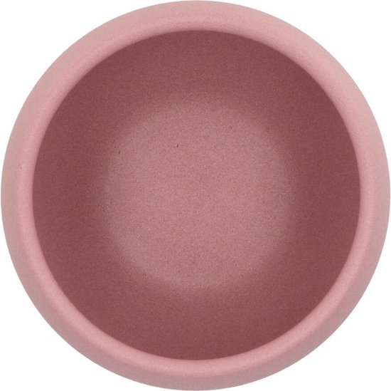 DK Design Pot de fleurs/pot de fleurs - 2x - Vinci - rose clair mat - pour plante d'intérieur - D11 x H14 cm