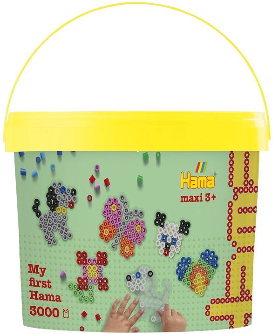 Hama Maxi Strijkkralen 500-pack | Voor Crea Hama Maxi Strijkkralen 500-pack | Voor Crea